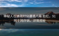 神秘人在拂晓时分遭遇内幕 脸红，91网全网炸锅，详情揭秘