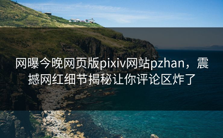 网曝今晚网页版pixiv网站pzhan，震撼网红细节揭秘让你评论区炸了