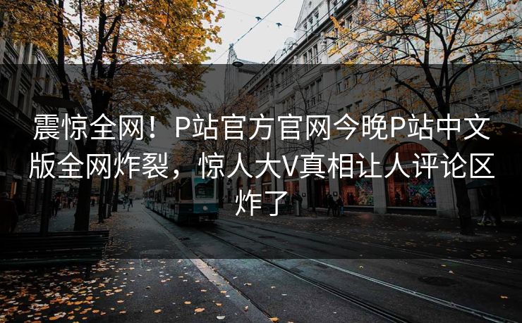 震惊全网！P站官方官网今晚P站中文版全网炸裂，惊人大V真相让人评论区炸了